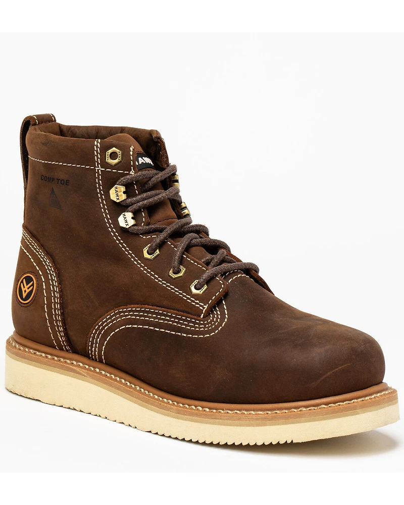 Hawx Men's 6" Grade Work Boots - Composite Toe