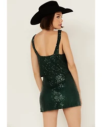 Show Me Your Mumu Women's Tara Sequins Crop Top