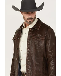 Scully Men's Leather Trucker Jacket