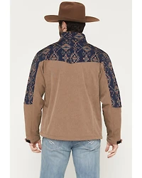Hooey Men's Jackson Hole Southwestern Colorblock Softshell Jacket