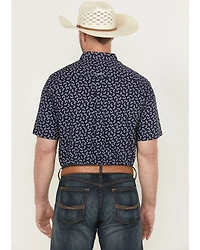Ariat Men's Cian Paisley Print Short Sleeve Button-Down Western Shirt