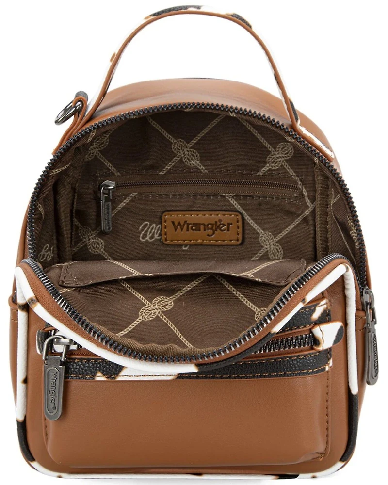 Wrangler Cow Print Mini Backpack