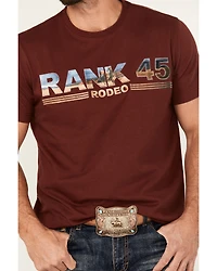 RANK 45® Men's Photoreal Logo Short Sleeve T-Shirt
