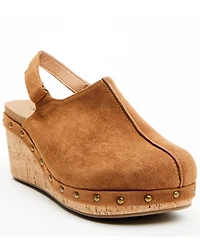 Corkys Women's Make Em Blush Wedge Heels