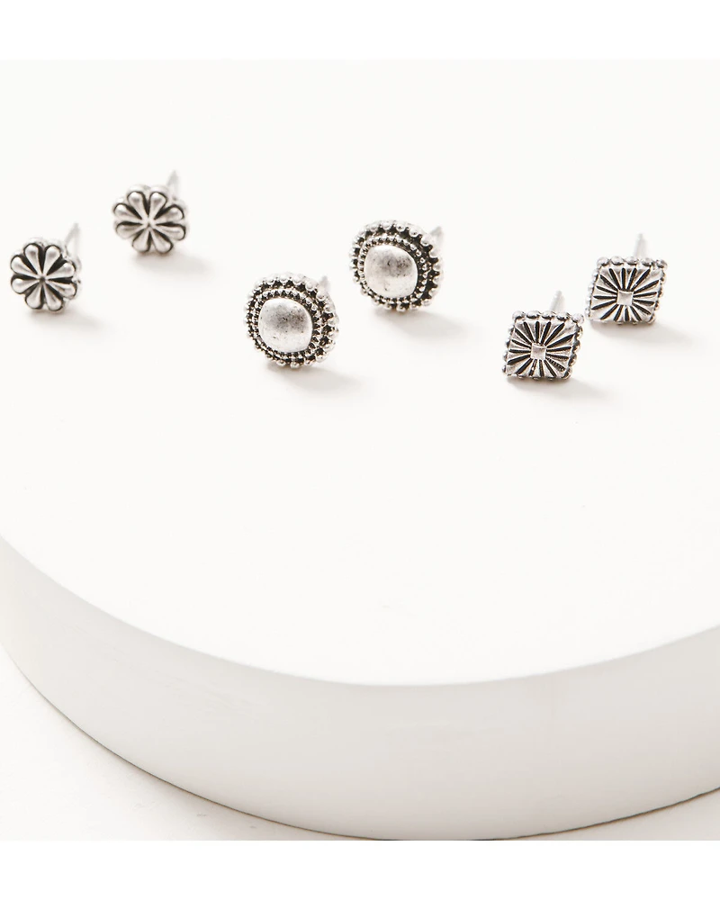 Shyanne Women's Shiloh Ridge Cross Earring Set - 5 Piece