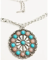 Shyanne Women's Concho Layered Necklace