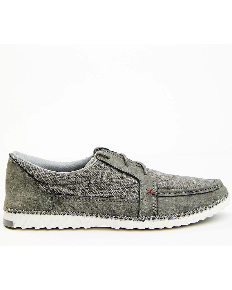 Twisted X Men's Zero Gray Slip-On Casual Driving Moc