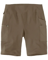 Carhartt Women's Force Fitted Lightweight Utility Work Shorts - Plus