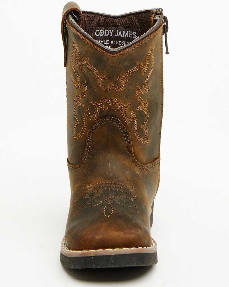 Cody James Toddler Boys' Little Nash Western Boots - Broad Square Toe