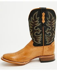 Cody James Men's Badlands Exotic Ostrich Western Boots - Broad Square Toe