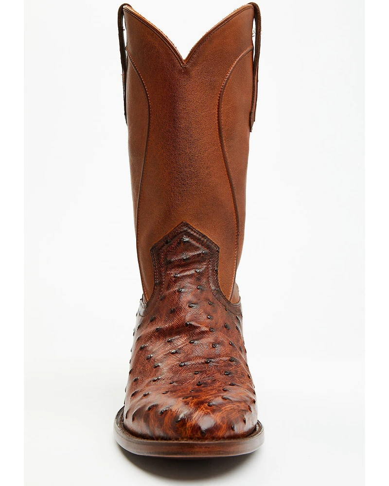 Cody James Black 1978® Men's Chapman Exotic Full-Quill Ostrich Western Boots - Round Toe