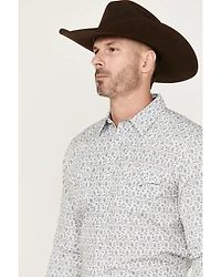 Cody James Men's Dandy Floral Print Long Sleeve Snap Western Shirt
