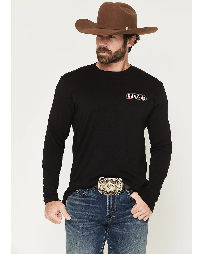 RANK 45® Men's Rodeo Tradition Long Sleeve Graphic T-Shirt