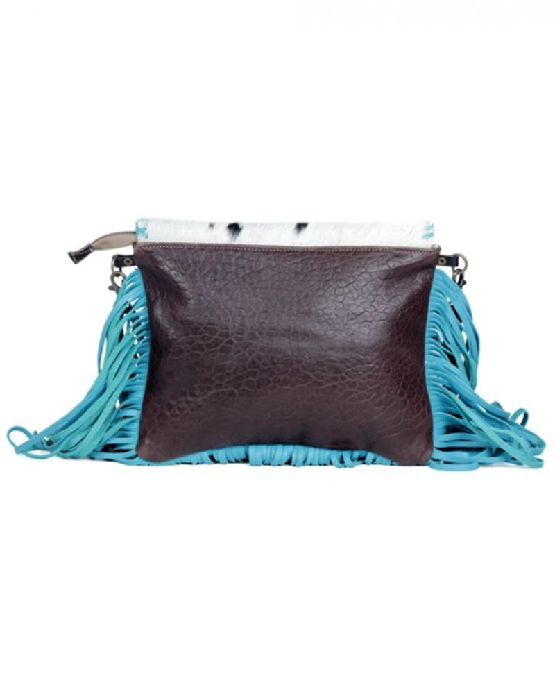 Myra Bag Women's Effervescence Leather & Hair-on Tooled Bag