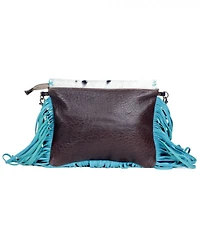 Myra Bag Women's Effervescence Leather & Hair-on Tooled Bag