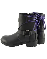 Milwaukee Leather Women's Harness Zip-Up Motorcycle Boots