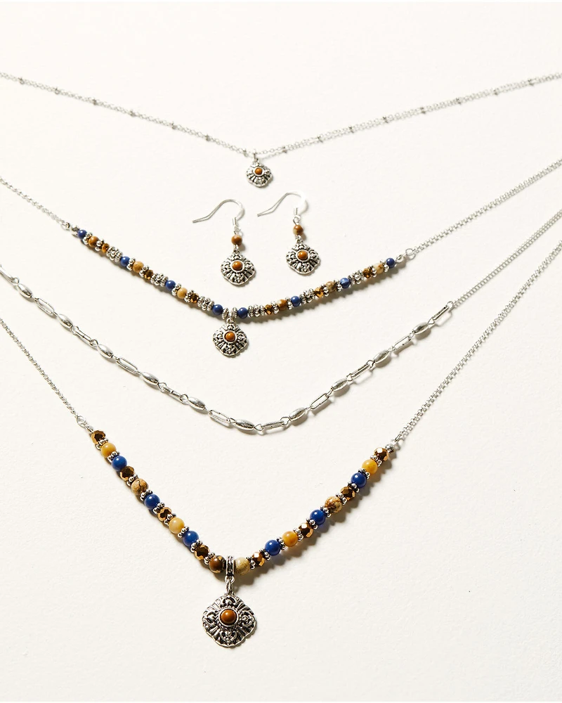 Shyanne Women's Monument Valley Multi-Strand Jewelry Set - 2 Piece