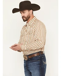 Gibson Trading Co Men's Sand Trap Striped Long Sleeve Snap Western Shirt
