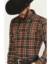 Cody James Black 1978™ Men's Caddis Plaid Print Long Sleeve Button-Down Western Shirt