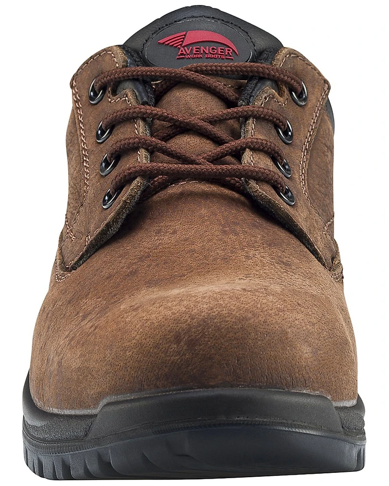 Avenger Men's Waterproof Oxford Work Shoes - Composite Toe
