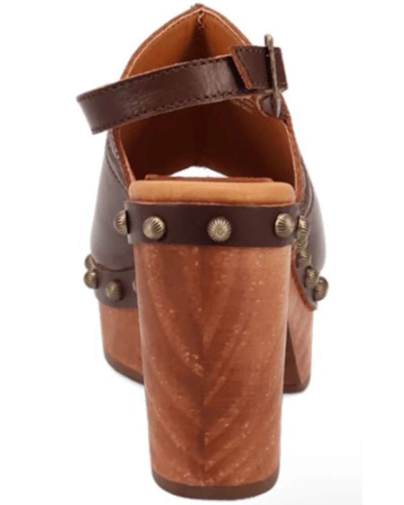 Dingo Women's Clover Wooden Sandals