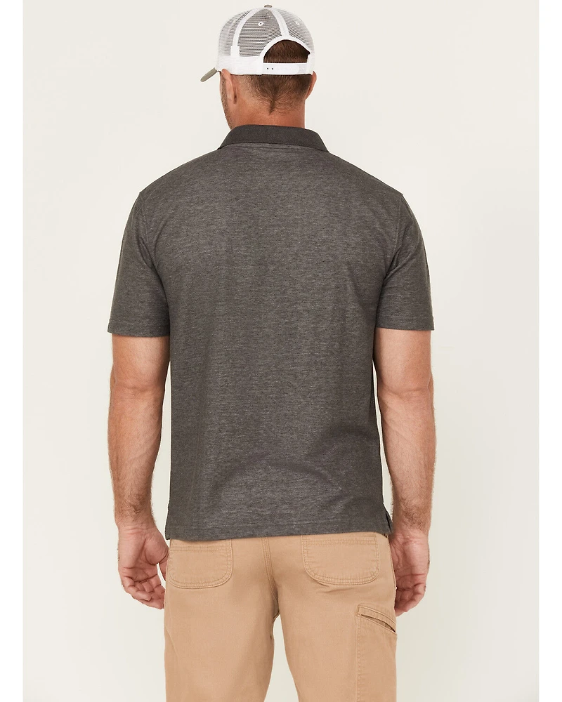 Carhartt Men's Loose Fit Midweight Short Sleeve Button-Down Polo Shirt