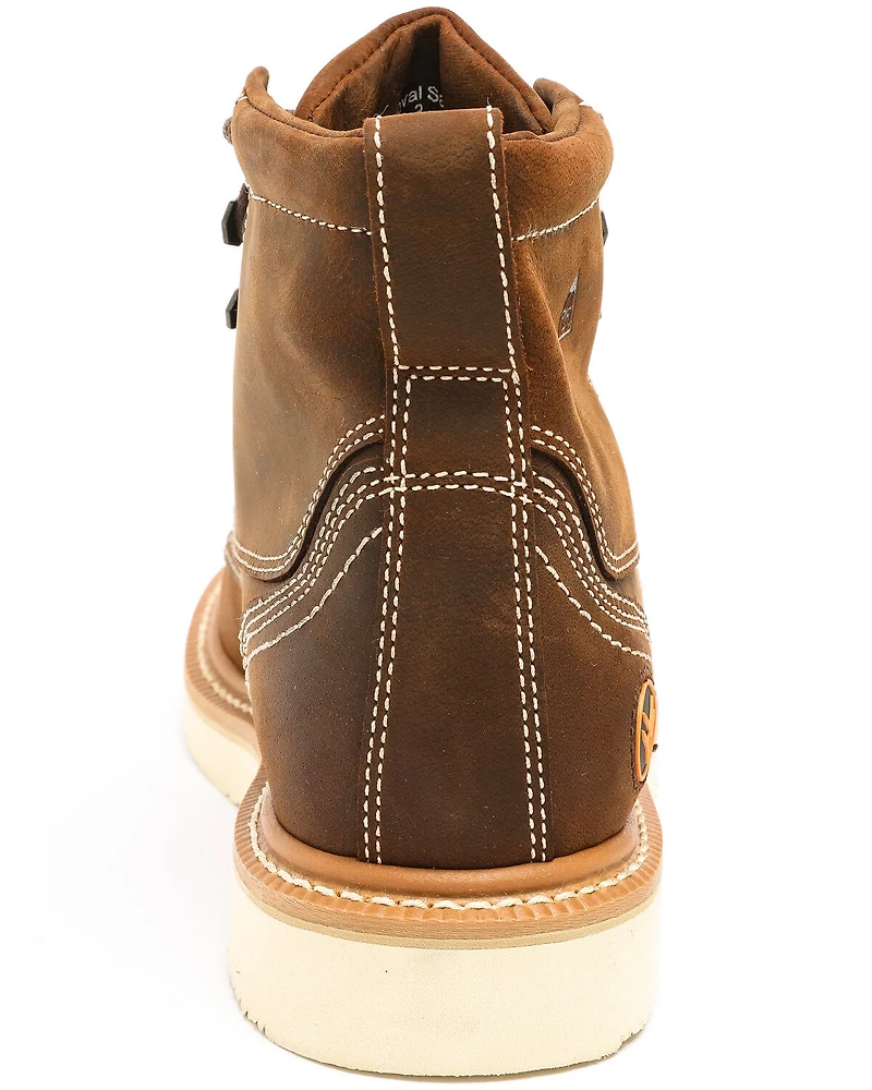Hawx Men's 6" Grade Work Boots - Moc Toe