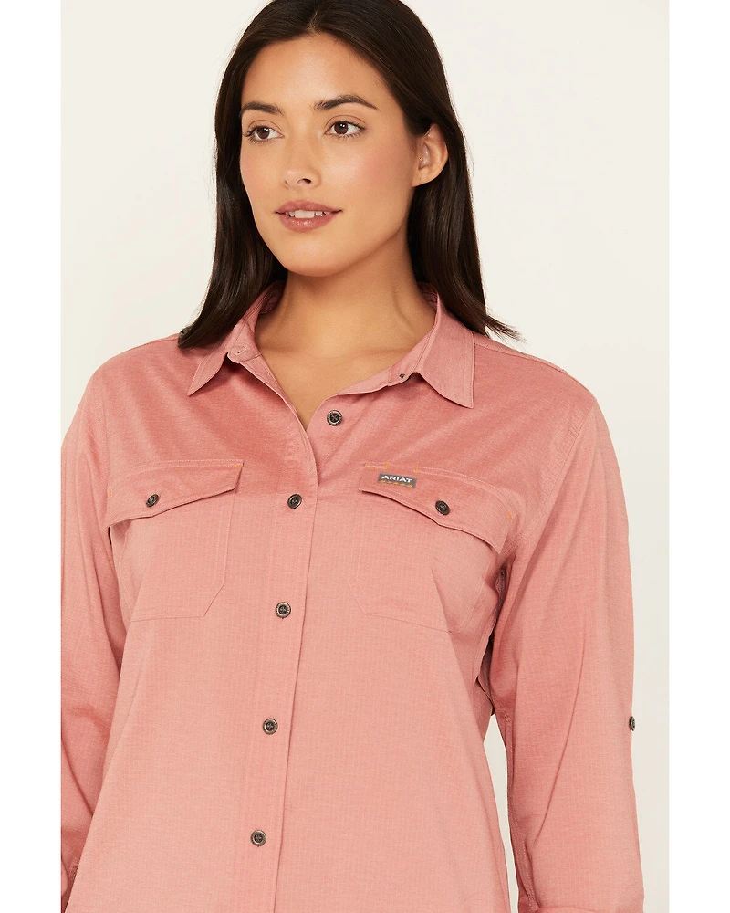 Ariat Women's Rebar Made Tough VentTEK DuraStretch Work Shirt