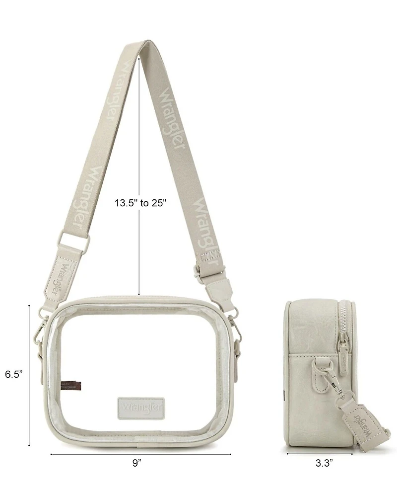 Wrangler Women's Mini Clear Crossbody Bag