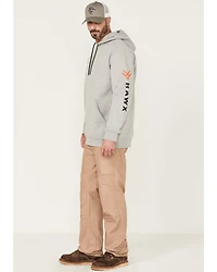 Hawx Men's Primo Logo Graphic Fleece Hooded Work Sweatshirt