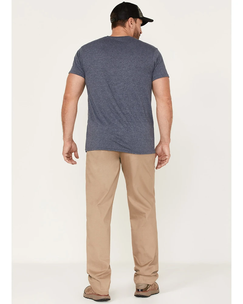 Wrangler Men's Casual Flat Front Western Pants