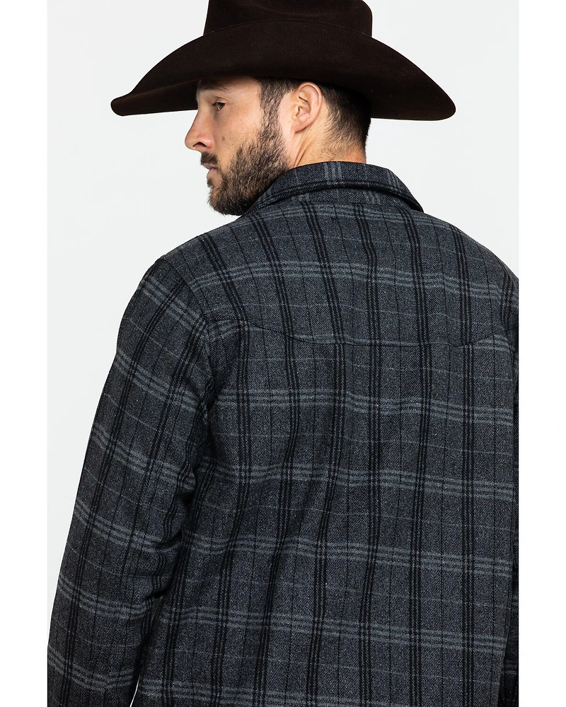 Outback Trading Co. Men's Black Clyde Big Flannel Shirt