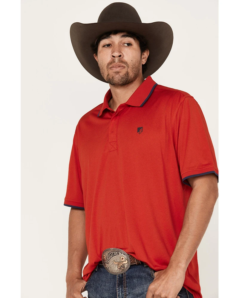 RANK 45® Men's Pop Solid Short Sleeve Polo Shirt
