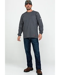 Ariat Men's FR M4 Durastretch Lineup Relaxed Straight Work Denim Jeans - Big