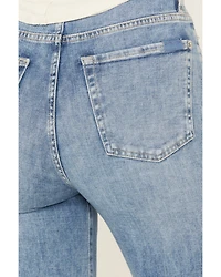 7 For All Mankind Women's Medium Wash Bailly Ultra High Rise Jo Trousers