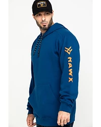Hawx® Men's Logo Sleeve Performance Fleece Hooded Work Sweatshirt - Big & Tall