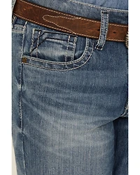 Cody James Boys' Newman Medium Wash Relaxed Bootcut Comfort Stretch Denim Jeans