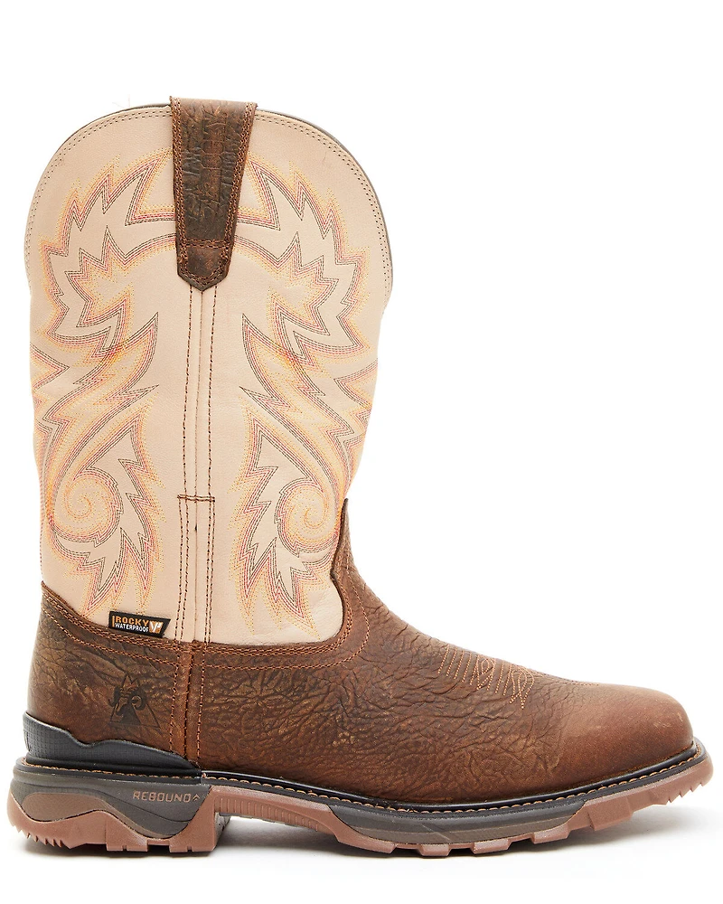 Rocky Men's Carbon 6 Waterproof Western Work Boots - Soft Toe