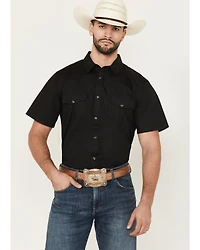 Gibson Men's Solid Short Sleeve Western Shirt - Tall