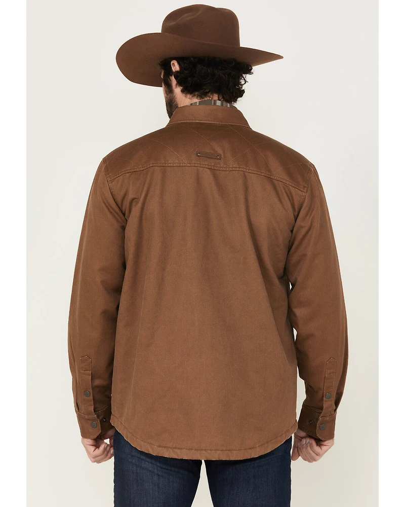 Dakota Grizzly Ryker Microsuede Sherpa Lined Shirt Jacket