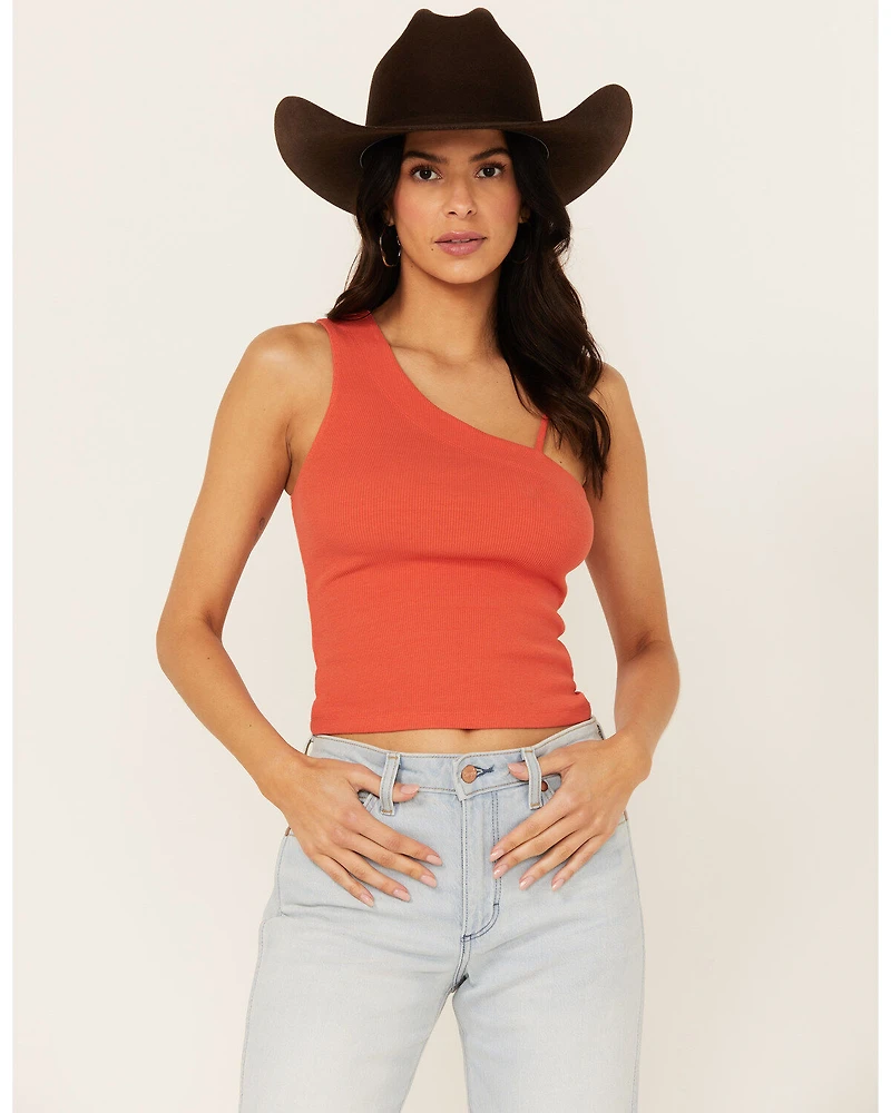 People of Leisure Women's Hollie One Shoulder Tank
