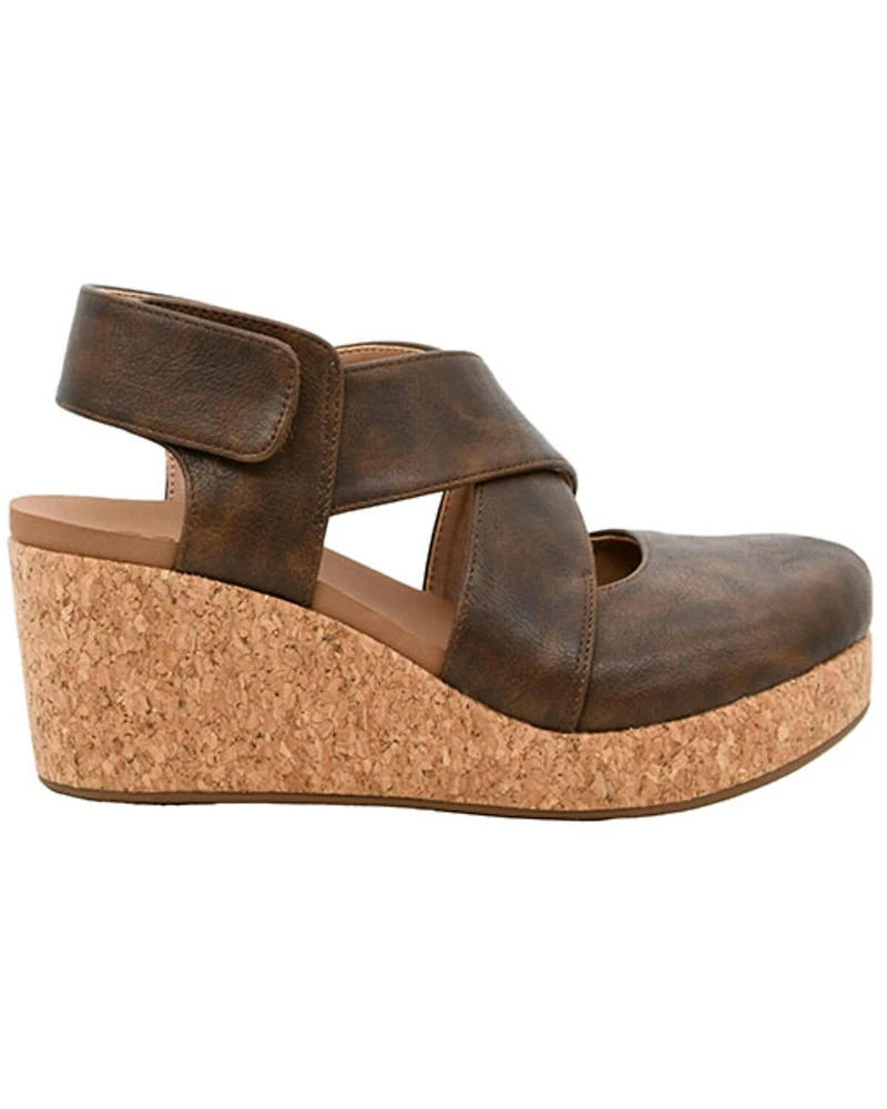 Corkys Women's Case Closed Wedge Shoes