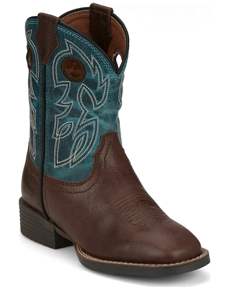 Justin Boys' Bowline Western Boots - Square Toe