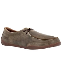 Georgia Boot Men's Cedar Falls Wallabe Lace-Up Shoe - Moc Toe