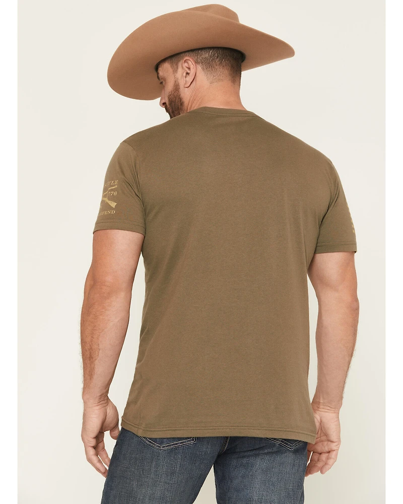 Grunt Style Men's American Acid Short Sleeve Graphic T-Shirt