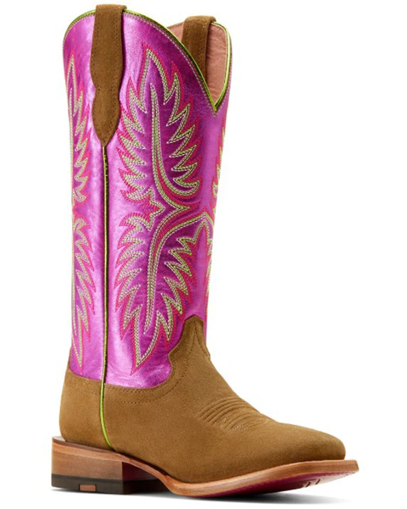 Ariat Women's Frontier Calamity Jane Western Boots - Broad Square Toe