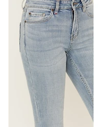 Idyllwind Women's Medium Wash Gypsy High Rise Split Hem Bootcut Stretch Denim Jeans