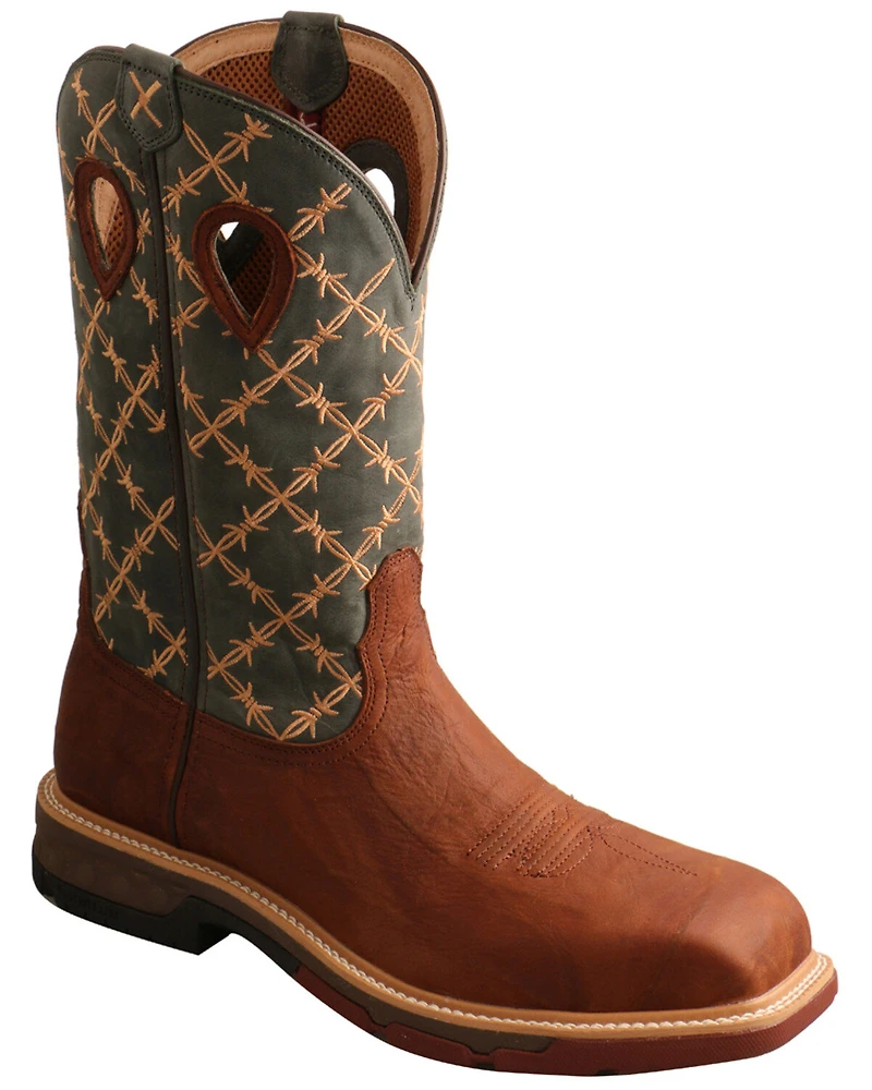 Twisted X Men's CellStretch Western Work Boots - Composite Toe