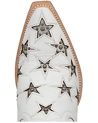 Black Star Women's Marfa Inlay Studded Western Boots - Snip Toe