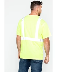 Hawx Men's Short Sleeve Reflective Work Tee - Big & Tall